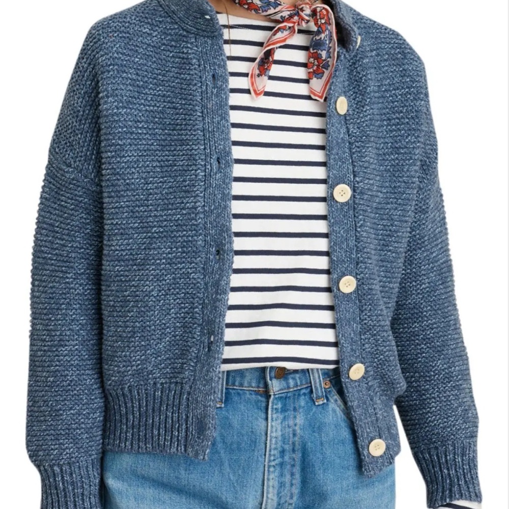 Alex Mill Blue Nico Cardigan - Picture 6 of 7